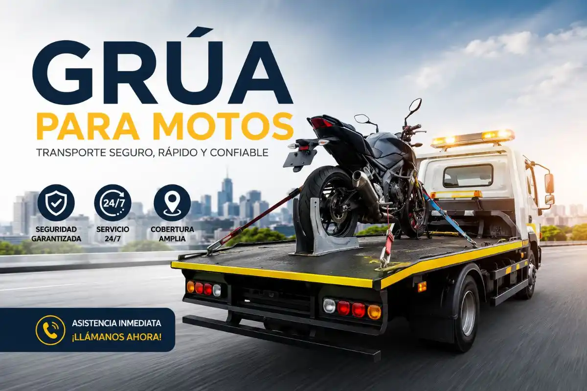 Gr&uacute;a para motos en Bogot&aacute; — Serviasistencia