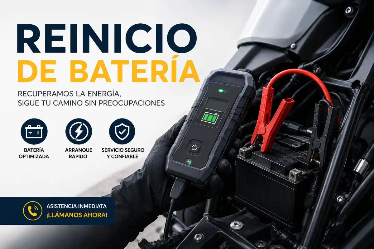 Reinicio de bater&iacute;a y paso de corriente para veh&iacute;culos y motos — Serviasistencia